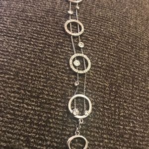 Brighton Swarovski Silver Toggle Bracelet